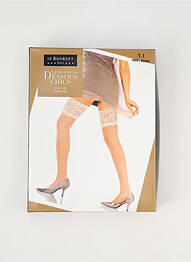Bas stretch noir LE BOURGET femme