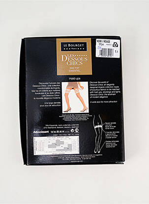 Bas stretch noir LE BOURGET femme