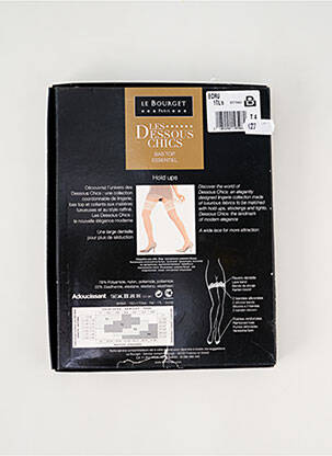 Bas stretch beige LE BOURGET femme