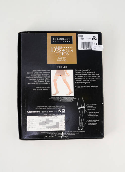 Bas beige LE BOURGET pour femme