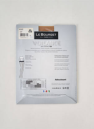 Bas maintien jarretelles chair LE BOURGET femme