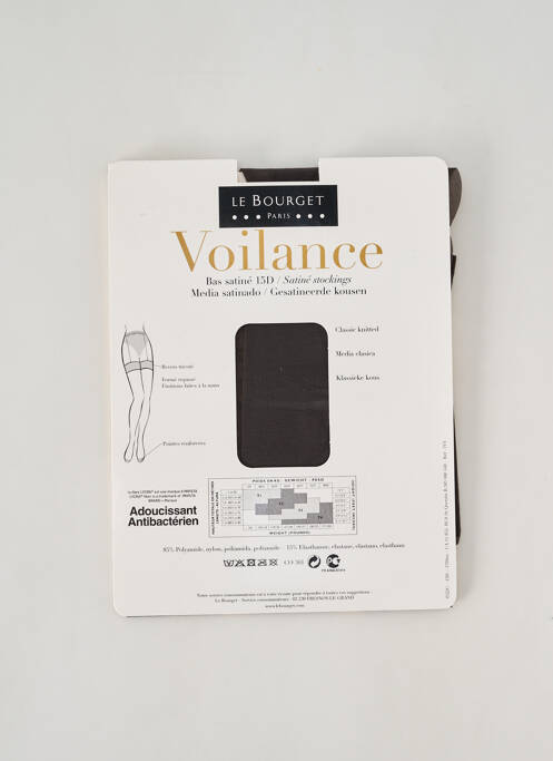 Bas gris LE BOURGET pour femme