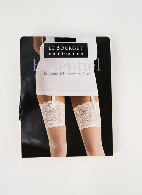 Bas noir LE BOURGET pour femme