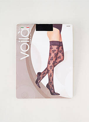 Bas noir VOILA pour femme