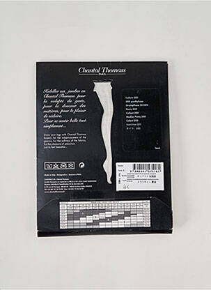 Collants imprimé fantaisie blanc CHANTAL THOMASS femme