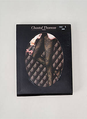 Collants imprimé fantaisie noir CHANTAL THOMASS femme