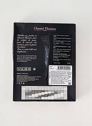 Collants stretch noir CHANTAL THOMASS femme