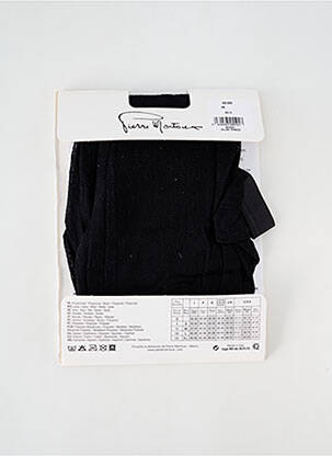 Collants stretch noir PIERRE MANTOUX femme