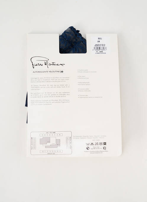 Bas bleu PIERRE MANTOUX pour femme