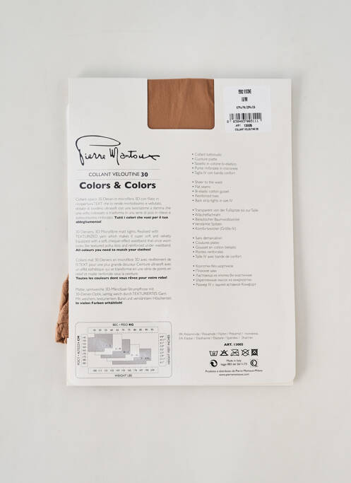 Collants chair PIERRE MANTOUX pour femme