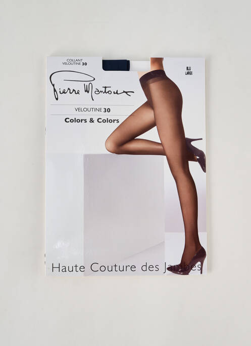 Collants bleu PIERRE MANTOUX pour femme