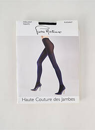 Collants stretch noir PIERRE MANTOUX femme