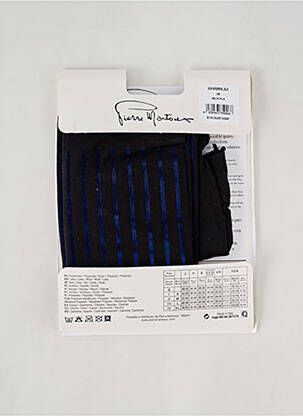 Collants stretch noir PIERRE MANTOUX femme