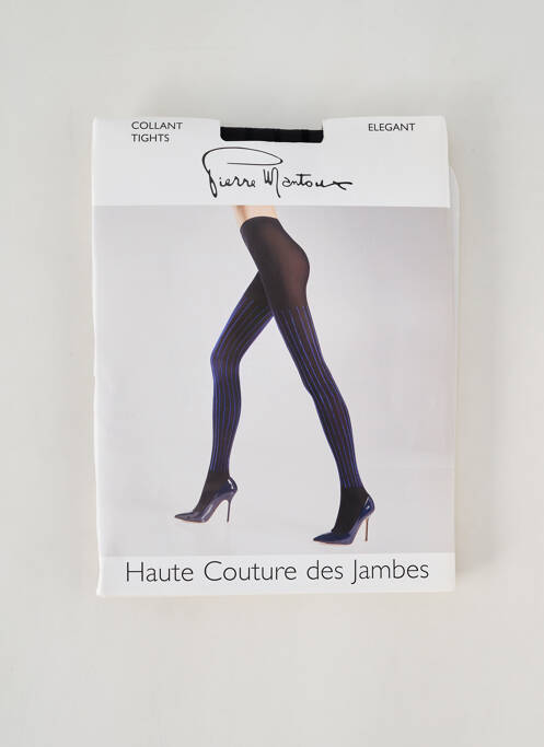 Collants noir PIERRE MANTOUX pour femme