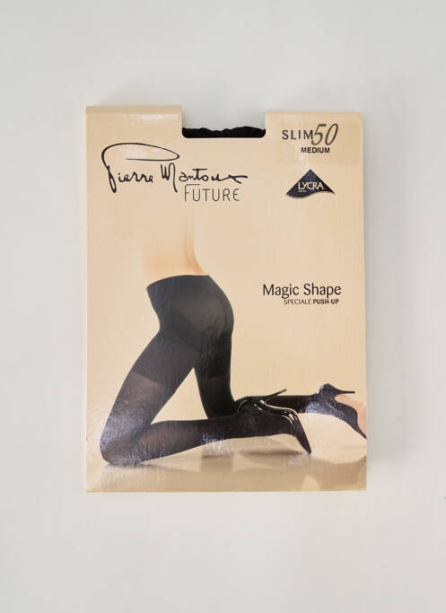 Collants noir PIERRE MANTOUX pour femme