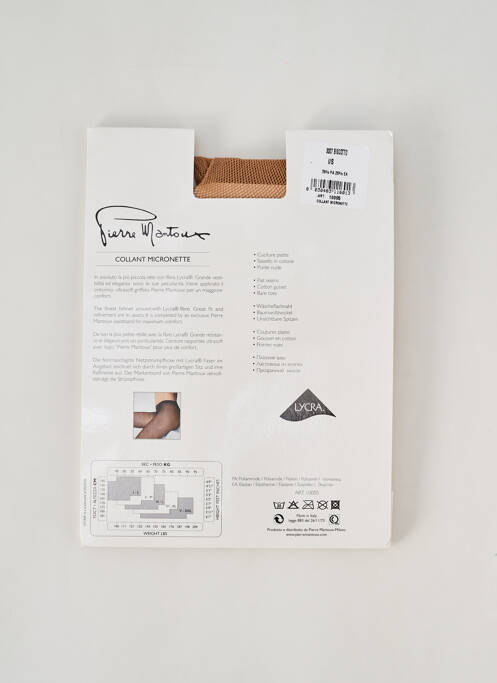 Collants chair PIERRE MANTOUX pour femme