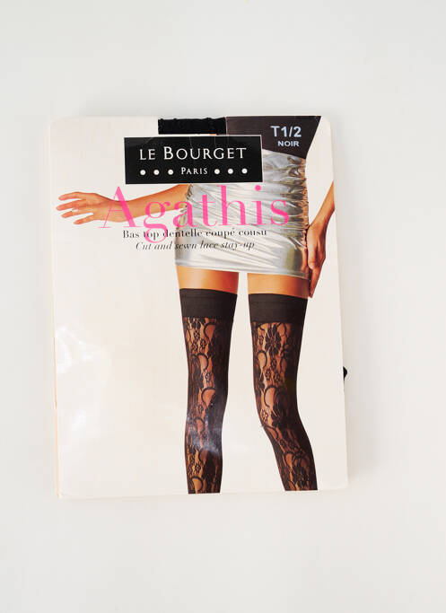 Bas noir LE BOURGET pour femme