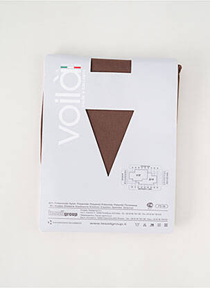 Legging taille élastique marron VOILA femme