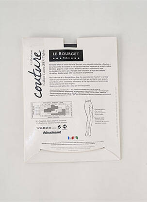 Collants imprimé fantaisie noir LE BOURGET femme