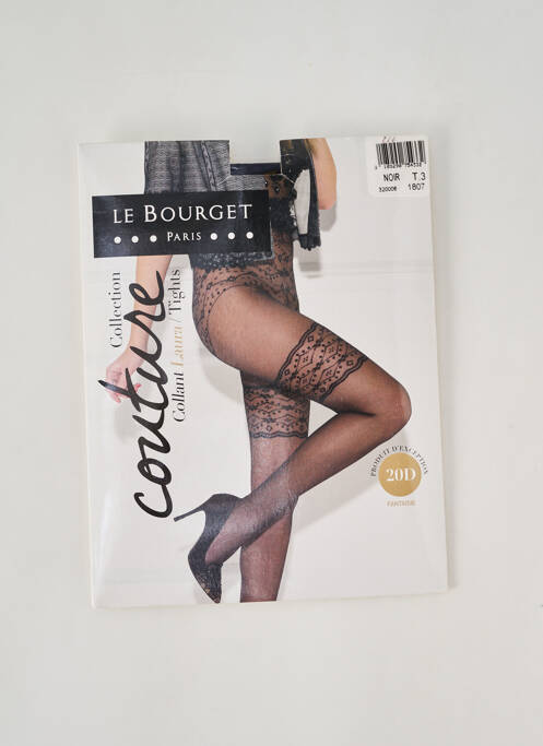 Collants noir LE BOURGET pour femme