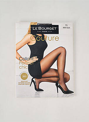 Collants tissage voile gris LE BOURGET femme