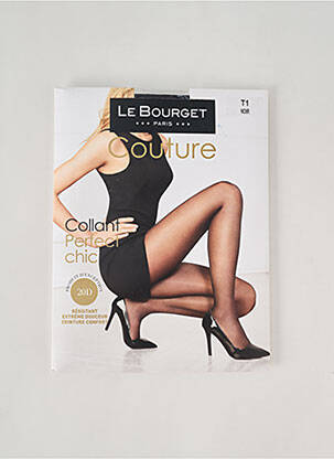 Collants tissage voile noir LE BOURGET femme