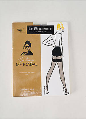 Collants stretch noir LE BOURGET femme