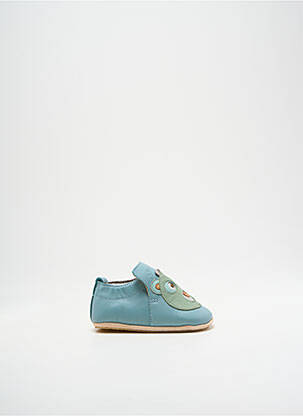 Chaussons/pantoufles bout rond bout rond bleu EASY PEASY garçon