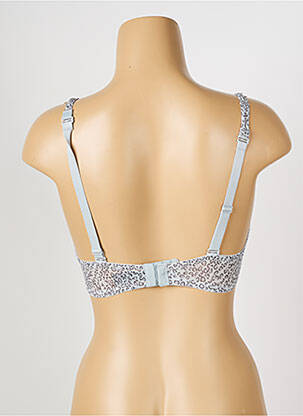 Soutien-gorge effet matière satinée haut soutien-gorge moulé gris IMPLICITE femme