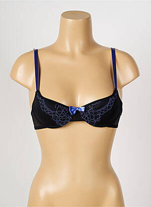 Soutien-gorge effet matière satinée haut soutien-gorge moulé noir PASSIONATA femme