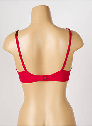 Soutien-gorge effet matière satinée haut soutien-gorge moulé rouge SIMONE PERELE femme