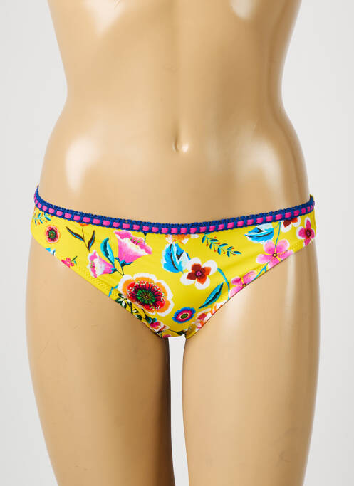 Bas de maillot de bain jaune ANTIGEL pour femme