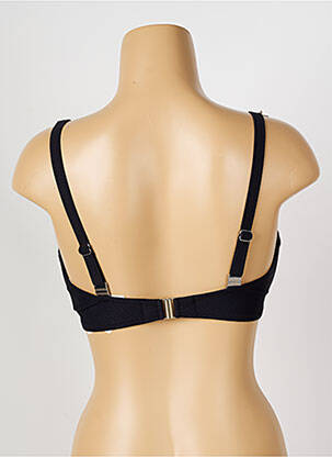 Haut de maillot de bain stretch haut soutien-gorge moulé noir ANTIGEL femme