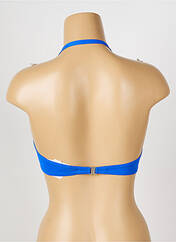Haut de maillot de bain bleu ANTIGEL pour femme seconde vue