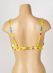 Haut de maillot de bain jaune ANTIGEL pour femme seconde vue