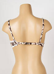 Haut de maillot de bain marron ANTIGEL pour femme seconde vue