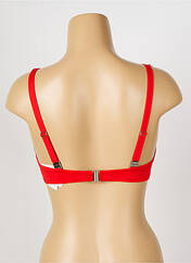 Haut de maillot de bain rouge ANTIGEL pour femme seconde vue