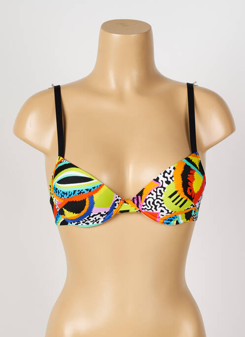 Haut de maillot de bain noir ANTIGEL pour femme