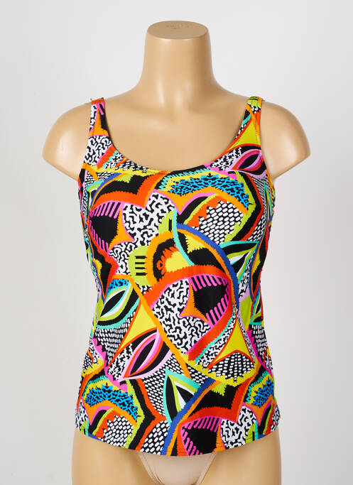 Haut de maillot de bain noir ANTIGEL pour femme