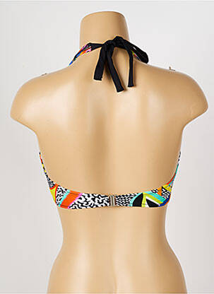 Haut de maillot de bain stretch noir ANTIGEL femme