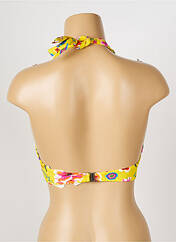 Haut de maillot de bain jaune ANTIGEL pour femme seconde vue