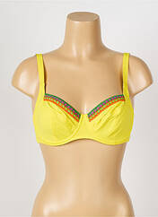Haut de maillot de bain jaune ANTIGEL pour femme seconde vue