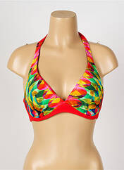 Haut de maillot de bain rouge ANTIGEL pour femme seconde vue