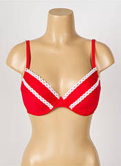 Haut de maillot de bain rouge ANTIGEL pour femme seconde vue