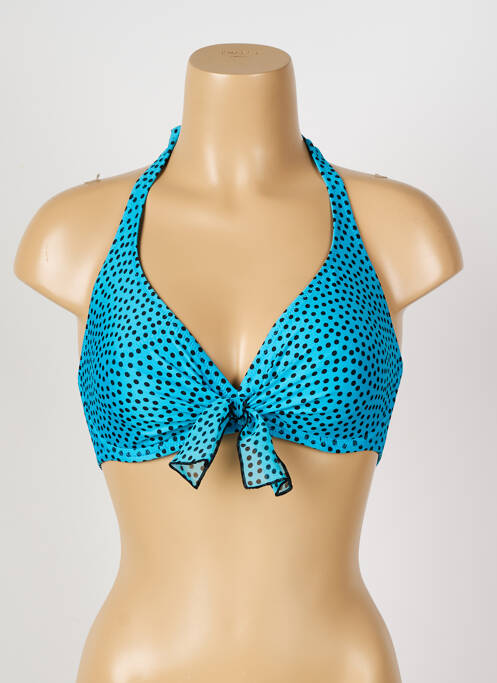 Haut de maillot de bain bleu ANTIGEL pour femme