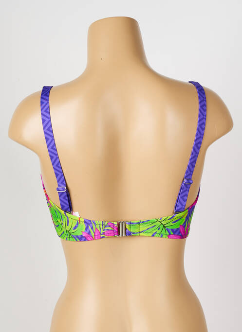 Haut de maillot de bain violet ANTIGEL pour femme