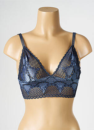 Soutien-gorge sans armature brassieres bleu IMPLICITE femme