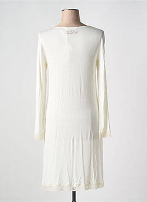 Chemise de nuit stretch blanc TWIN-SET SIMONA BARBIERI femme