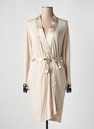 Déshabillé manches longues beige TWIN-SET SIMONA BARBIERI femme