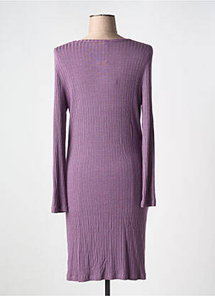 Chemise de nuit col v violet REGENCE femme